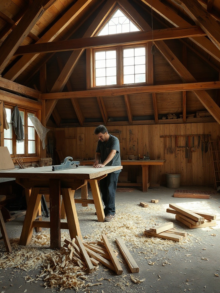 The two-person workshop in the Welsh borders