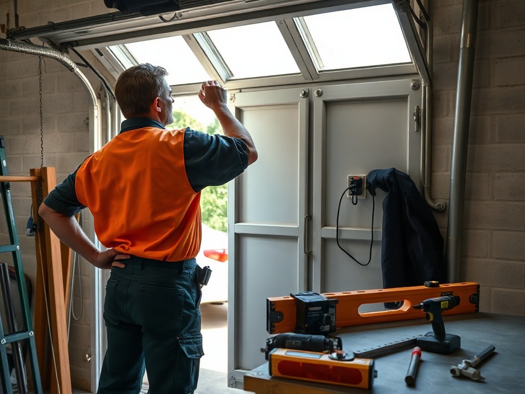 A certified installer fitting a Housecell battery unit