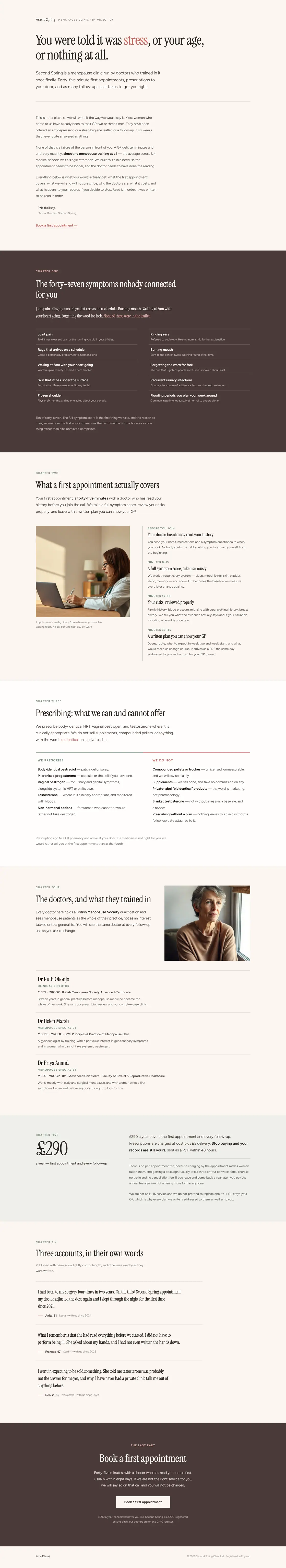 Full-page desktop capture of the Kindling Health landing page
